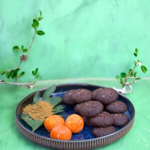 Salted Egg Sea Salt Chocolate Cookies (Rectangle Orange Box)