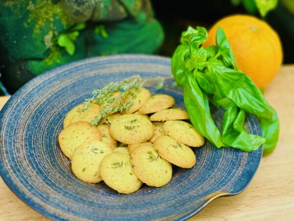 Uncle David Orange Sweet Basil & Walnut Butter Cookies
