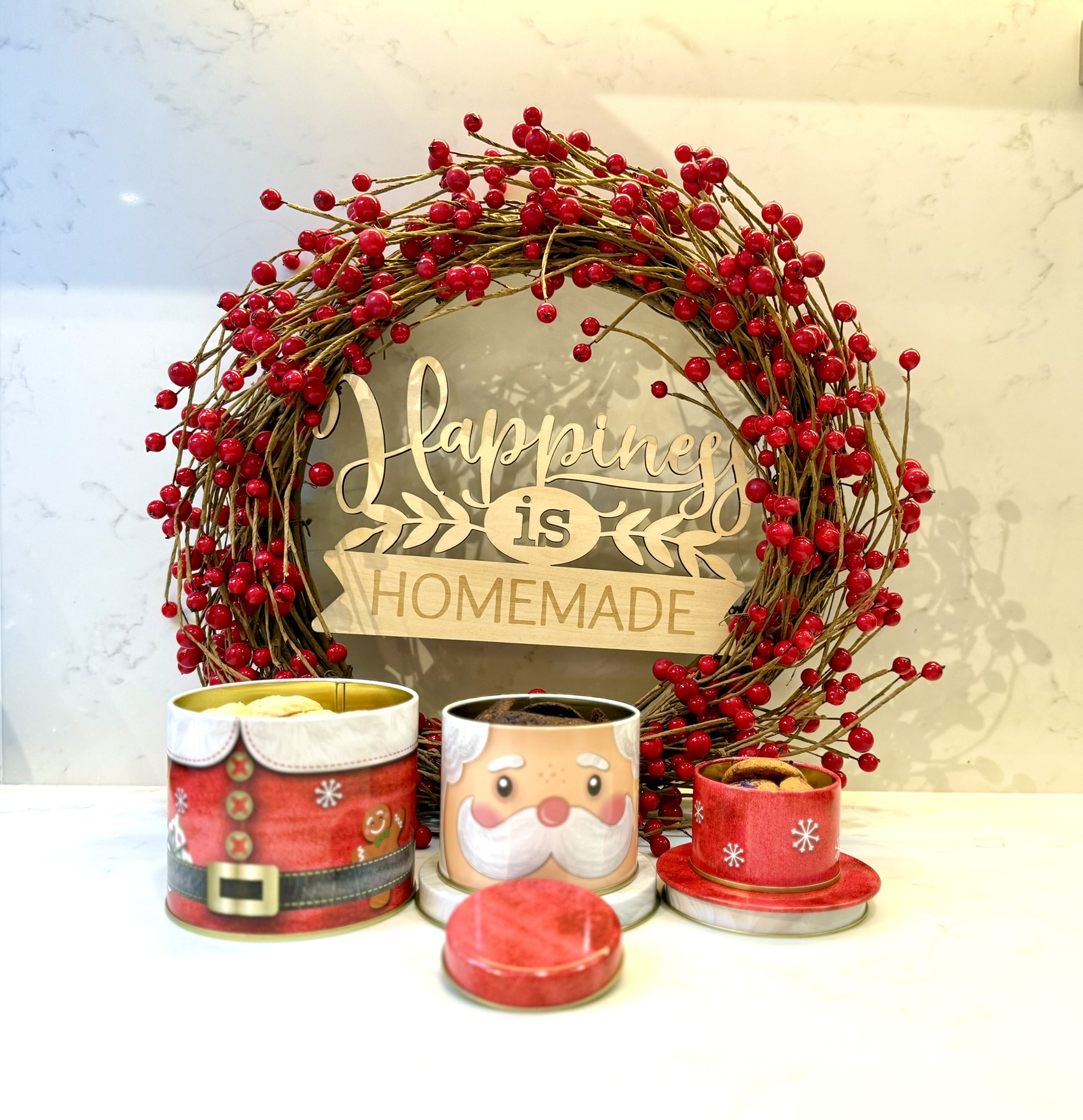 2024 Xmas Santa & Snowman Cookies Bundle Pack Uncle David Homemade Pastry