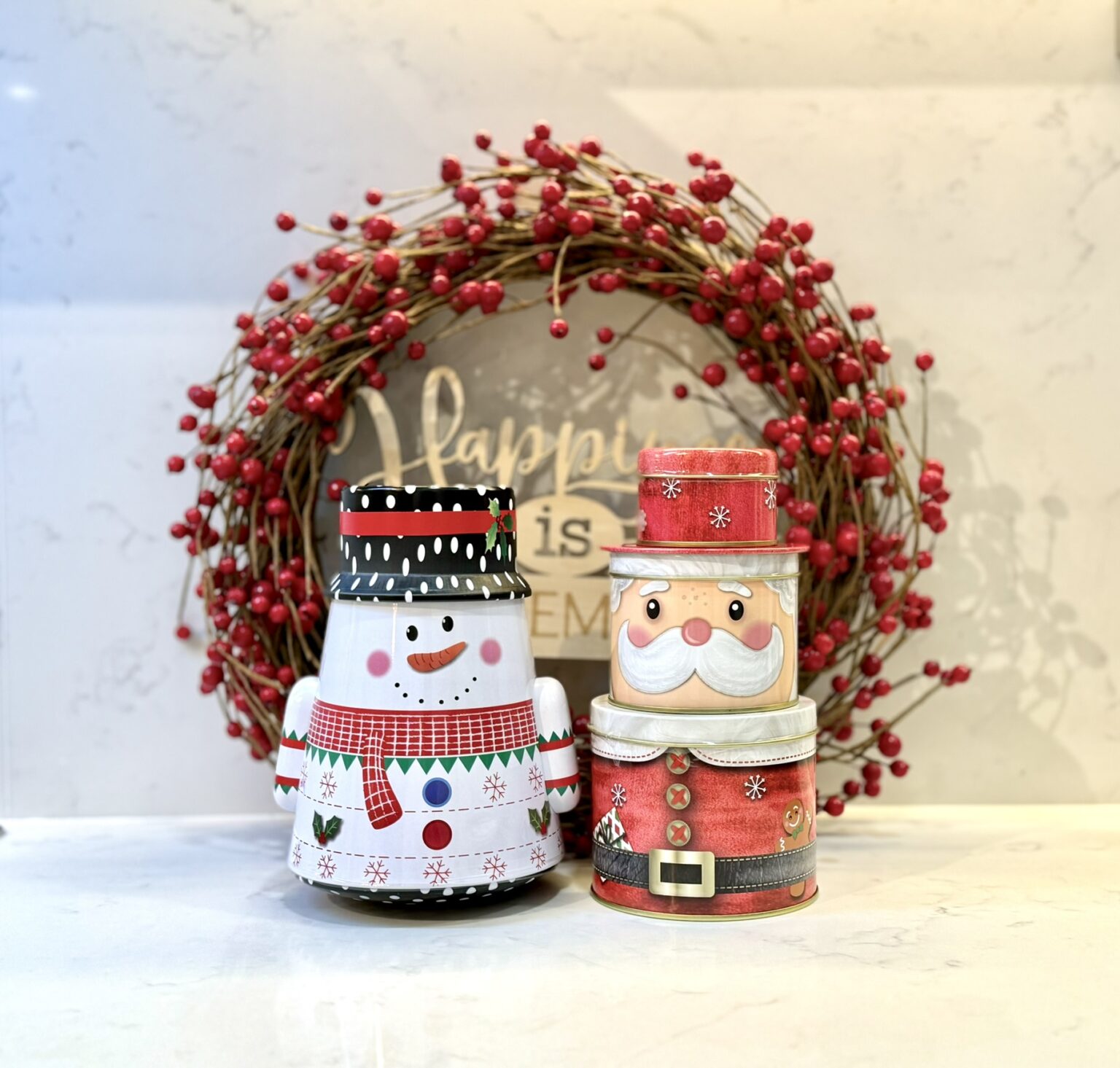 2024 Xmas Santa & Snowman Cookies Bundle Pack Uncle David Homemade Pastry